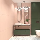 Elita Meble Sharon Long Cut lustro LED 35x150 cm czarny mat 168508