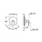 Grohe Eurosmart Cosmopolitan bateria wannowa podtynkowa