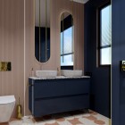 Elita Meble Sharon Long Cut lustro LED 35x150 cm złoty 168510