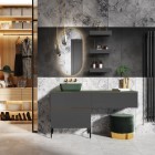 Elita Meble Sharon Oval Gold lustro LED 52x92 cm 168463