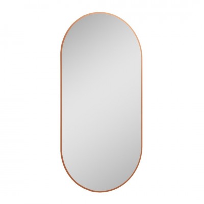 Elita Meble Sharon Oval lustro LED 52x92 cm złoto różowe 168704