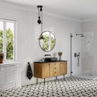 Elita Meble Sharon Round Black lustro LED okrągłe 100 cm 168123