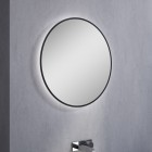 Elita Meble Sharon Round Black lustro LED okrągłe 60 cm 168121