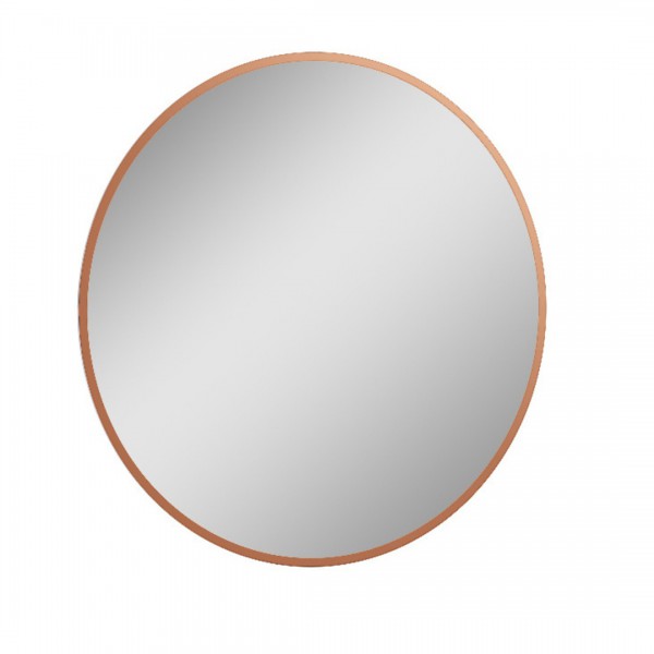 Elita Meble Sharon Round lustro LED okrągłe 60 cm złoto różowe 168700