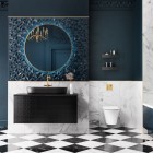 Elita Meble Sharon Round Gold lustro LED okrągłe 80 cm 168128