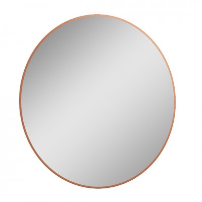 Elita Meble Sharon Round lustro LED okrągłe 80 cm złoto różowe 168701