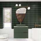 Elita Meble Sharon Tri lustro LED 65x100 cm złote 168504