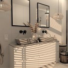 Elita Meble lustro 60x80 cm czarna rama 19 mm 167581