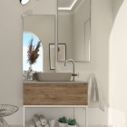 Elita Meble lustro 50x100 cm chrom rama 8 mm 168426