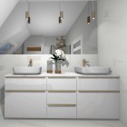 Elita Meble Lofty White komoda 50 cm 167030