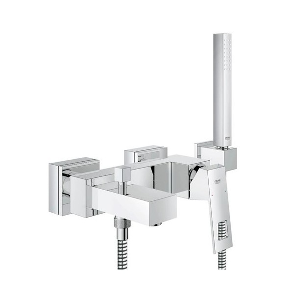 Grohe Eurocube bateria wannowa z zestawem prysznicowym