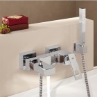 Grohe Eurocube bateria wannowa z zestawem prysznicowym