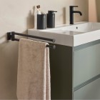 Roca Hotels 2.0 wieszak na ręcznik dwuramienny czarny mat A817609C40