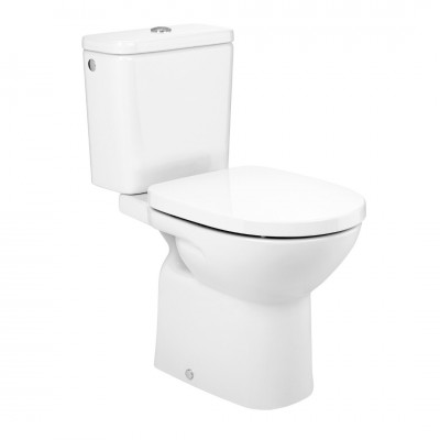 Roca Debba Round miska WC do kompaktu o/poziomy biała A34299J000