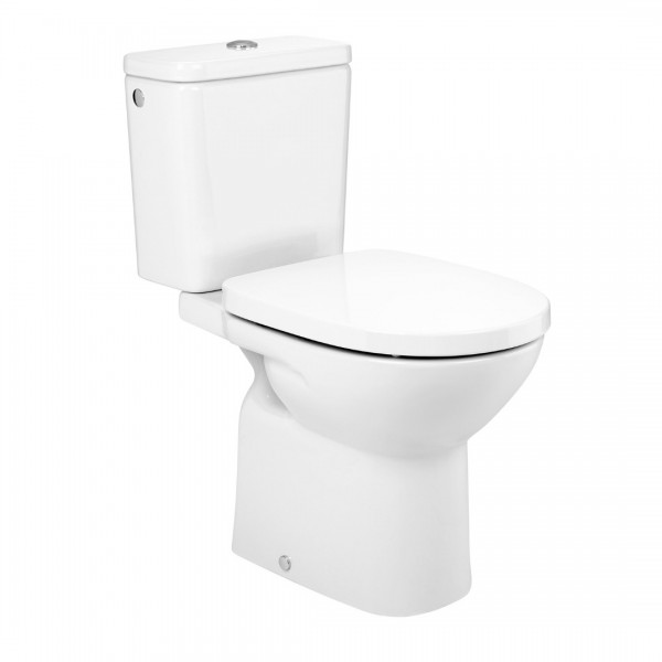 Roca Debba Round miska WC do kompaktu o/poziomy biała A34299J000