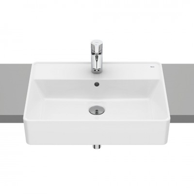 Roca Gap umywalka półblatowa 55x42 cm biała A3270YG000