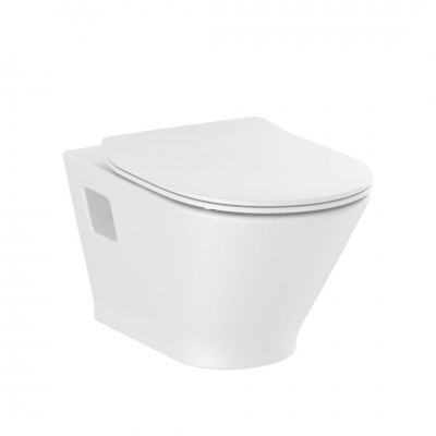 Roca Gap Round miska WC wisząca Rimless biała A3460N7000