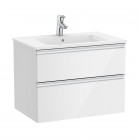 Roca Gap-N Unik zestaw łazienkowy 80 cm z 2 szufladami biały połysk A851478806