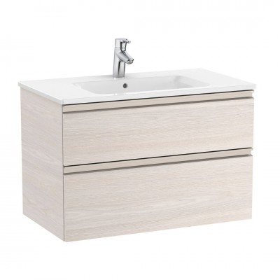 Roca Gap-N Unik zestaw łazienkowy 80 cm z 2 szufladami jesion nordic A851478434