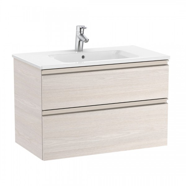 Roca Gap-N Unik zestaw łazienkowy 80 cm z 2 szufladami jesion nordic A851478434