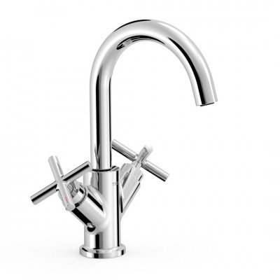 Tres Mont Blanc bateria umywalkowa stojąca chrom 28310301