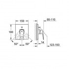 Grohe Eurocube bateria wannowa podtynkowa