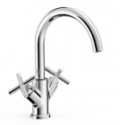 Tres Mont Blanc bateria umywalkowa stojąca chrom 28320301