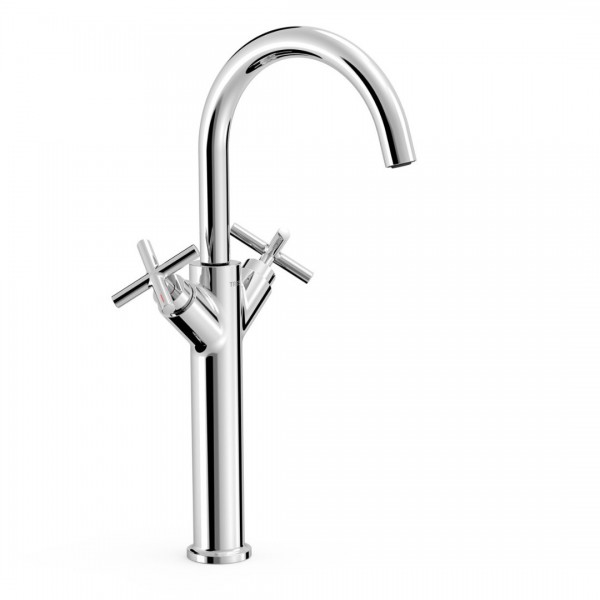 Tres Mont Blanc bateria umywalkowa wysoka stojąca chrom 28380301