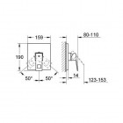 Grohe Eurocube bateria prysznicowa podtynkowa