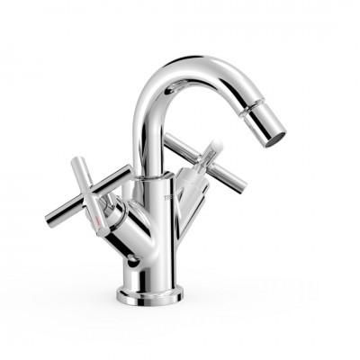 Tres Mont Blanc bateria bidetowa stojąca chrom 28312001