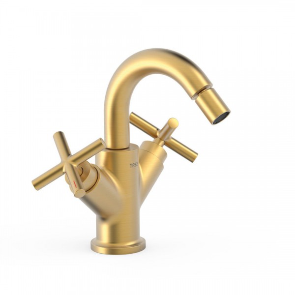 Tres Mont Blanc bateria bidetowa stojąca złoty mat 28312001OM