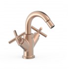 Tres Mont Blanc bateria bidetowa stojąca złoto różowe mat 28312001OPM