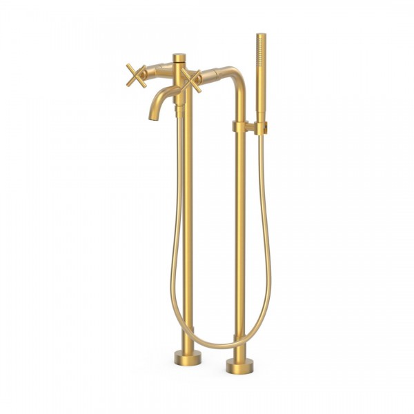 Tres Mont Blanc bateria wannowa wolnostojąca złoty mat 28319401OM