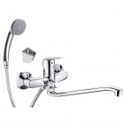 Deante Neo Boro bateria umywalkowa-wannowa ścienna chrom BMO_057M