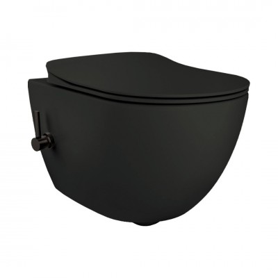 Deante Peonia Zero miska WC z funkcją bidetu czarny mat CBP_NWPW