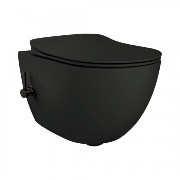 Deante Peonia Zero miska WC z funkcją bidetu czarny mat CBP_NWPW