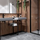 Deante Anemon bateria umywalkowa stojąca czarny mat BBZ_N20M