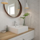 Deante Arnika bateria umywalkowa Eco stojąca chrom BQAE020M