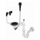 Deante Space Saver syfon do zlewozmywaka granitowego czarny mat ZXY_N982