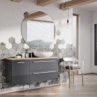 Elita Meble Kwadro Plus Anthracite komoda z koszem 40 cm 167637