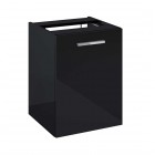 Elita Meble Kwadro Plus Black komoda z koszem 40 cm 167652