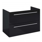 Elita Meble Kwadro Plus Black komoda bez blatu 80 cm 167651