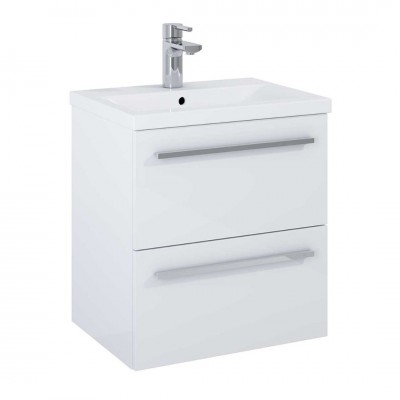 Elita Meble Kwadro Plus White zestaw szafka z umywalką 50 cm 166947