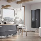 Elita Meble Kwadro Plus Black słupek szer. 30 cm 167654