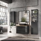 Elita Meble Kwadro Plus Anthracite szafka podumywalkowa 100 cm 166772