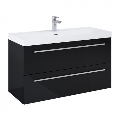 Elita Meble Kwadro Plus Black szafka podumywalkowa 100 cm 167648