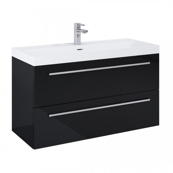 Elita Meble Kwadro Plus Black szafka podumywalkowa 100 cm 167648