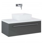 Elita Meble Kwadro Plus Anthracite szafka podumywalkowa 80 cm 166789
