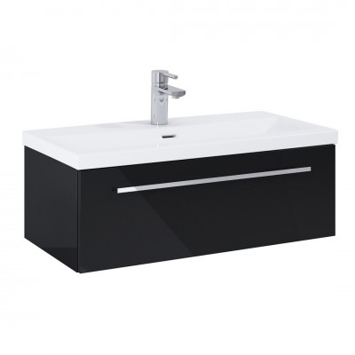 Elita Meble Kwadro Plus Black szafka podumywalkowa 80 cm 167645