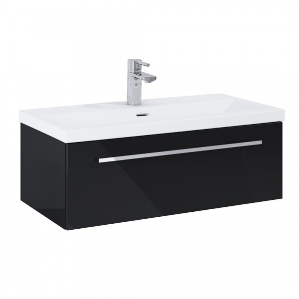 Elita Meble Kwadro Plus Black szafka podumywalkowa 80 cm 167645